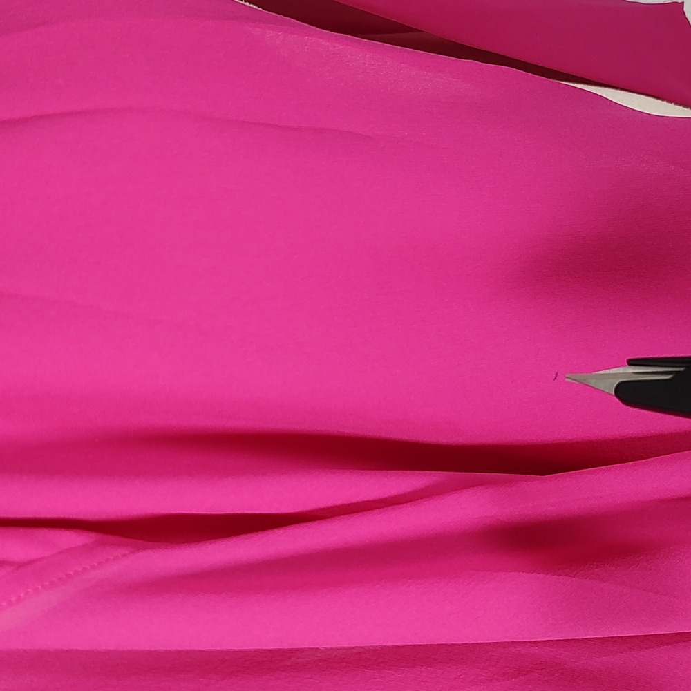 🩷HP🩷 Yves St Laurent Rive Gauche Haute Pink Chiffon Gown Cover-Up Rare! - Picture 13 of 14